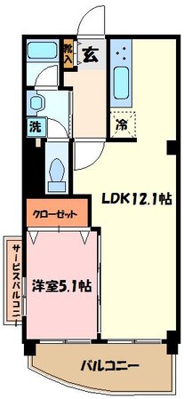 ホワイトパレスの物件間取画像